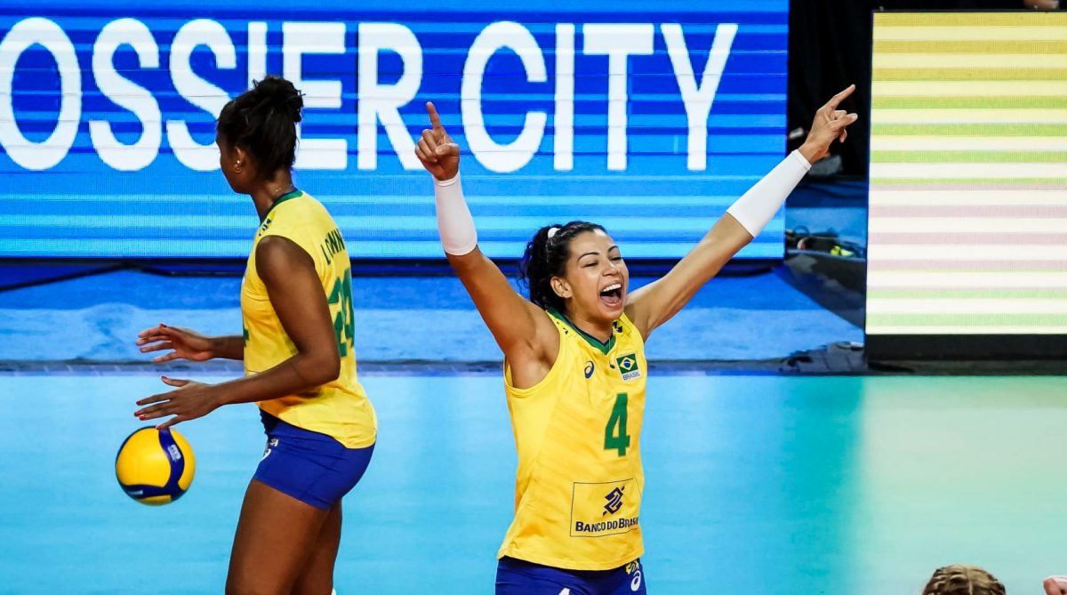 Carol Leads Brazil to Second VNL Win
